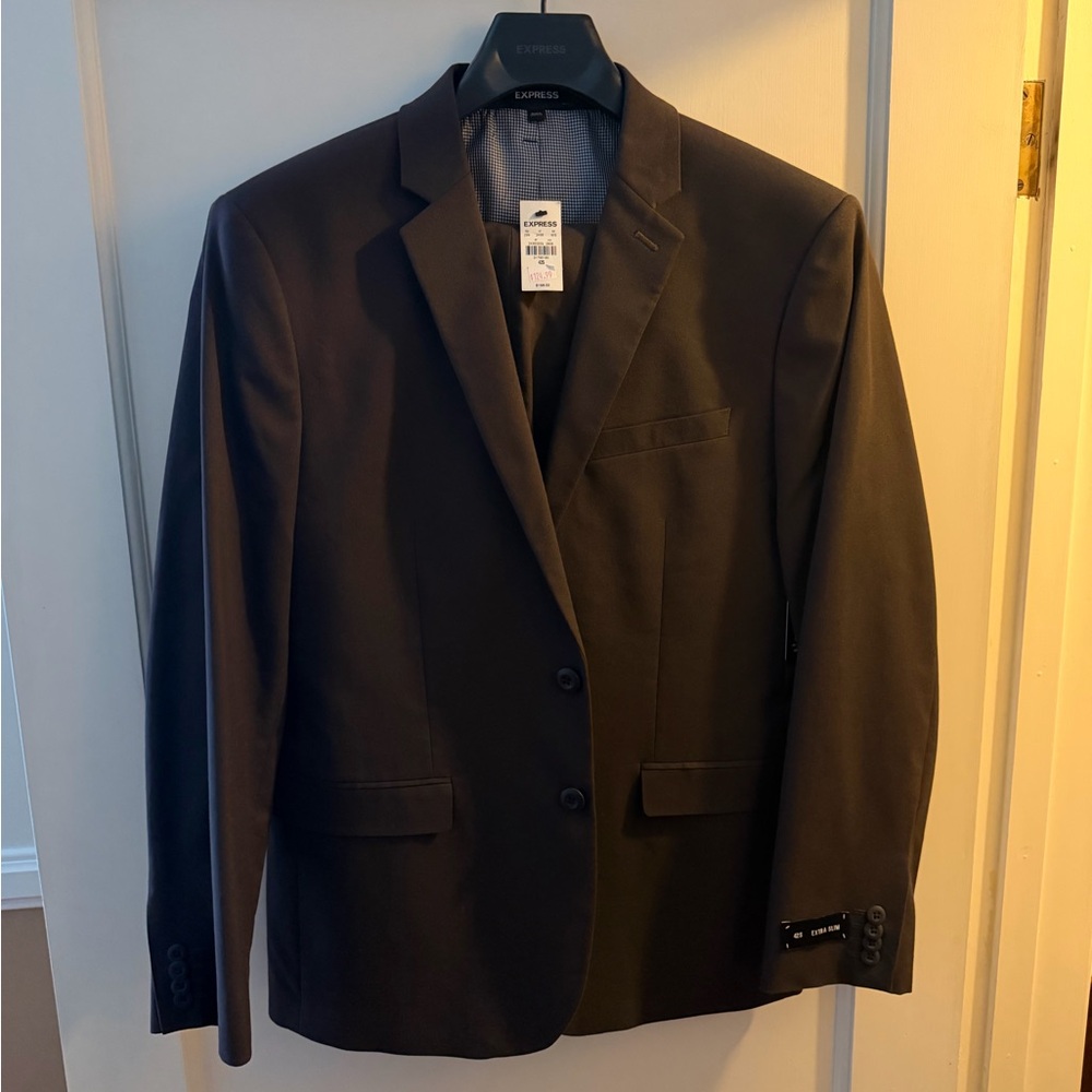Express Chocolate Brown Suit